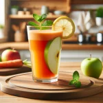 Descubra como Equilibrar sua glicose com este suco poderoso de maçã com cenoura