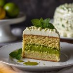 Receita de Bolo Verde de Limão com Gelatina e Iogurte