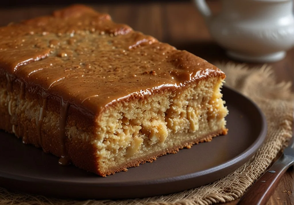Receita de Bolo de Amendoim com Doce de Leite