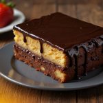 Receita de Bolo de Baunilha com Cobertura de Chocolate