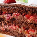 Receita de Bolo de Morango com Chocolate