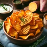 Receita de Chips de batata doce na AirFryer