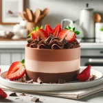 Receita de Mousse de morango com chocolate