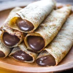 Receita de Panqueca Doce com Nutella
