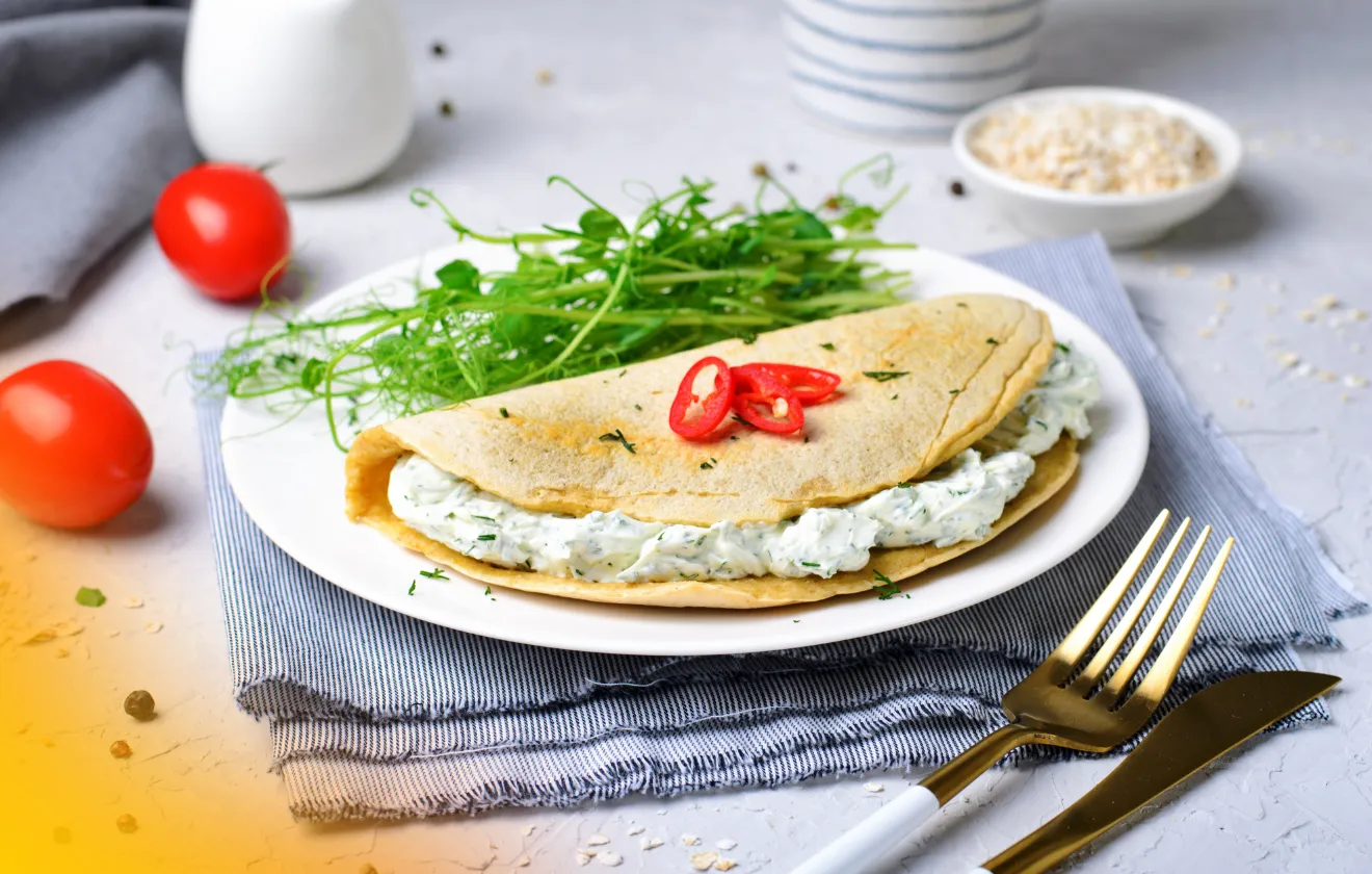 Receita de Panqueca de Queijo
