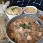 Receita de Strogonoff de berinjela vegano