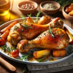 Receita de coxas de frango com uma marinada especial