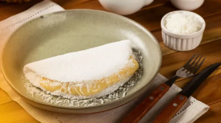 Tapioca com Coco e Leite Condensado para Festa Junina 1