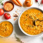 sopa de lentilhas