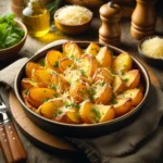 Batata sanfonada assada