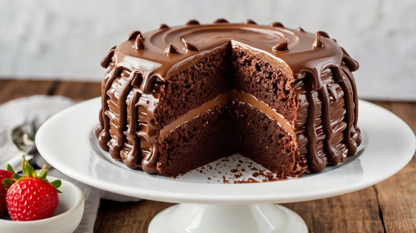 Bolo de Chocolate Molhadinho com Mousse 4