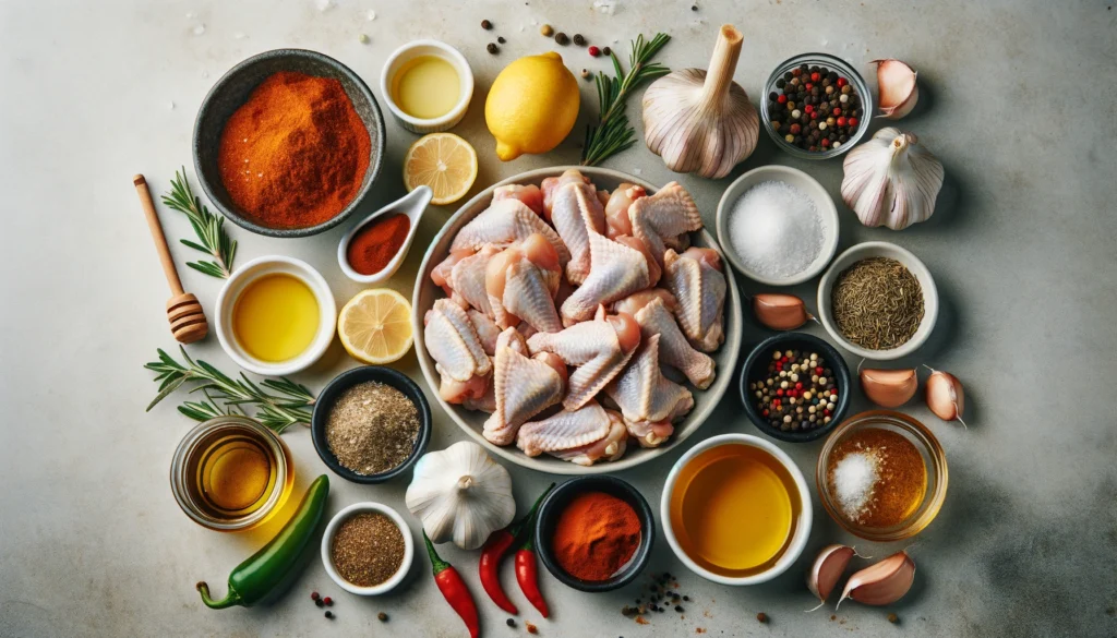Ingredientes Essenciais para a Tulipa de Frango Assada no Forno