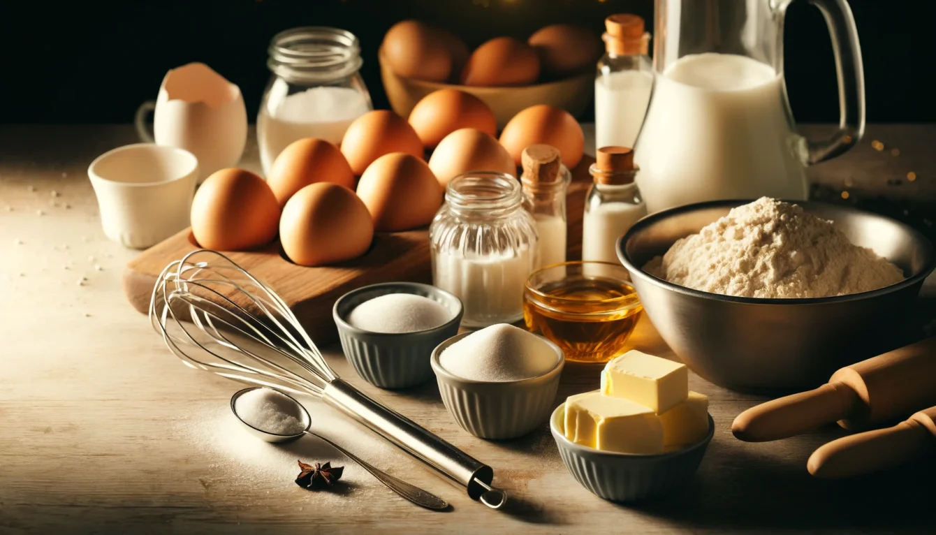 Ingredientes Necessários para Fazer o Bolo com 2 Ovos