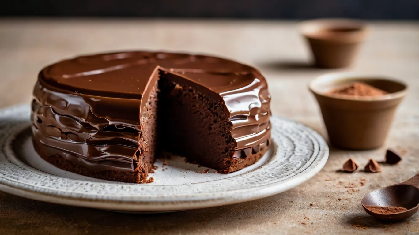 Receita de Bolo de chocolate sem lactose e sem gluten