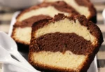 Receita de Bolo marmore de banana e chocolate