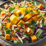 Receita de Salada de repolho com manga