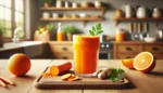 Suco de Laranja com Cenoura e Gengibre para Equilibrar a Glicose
