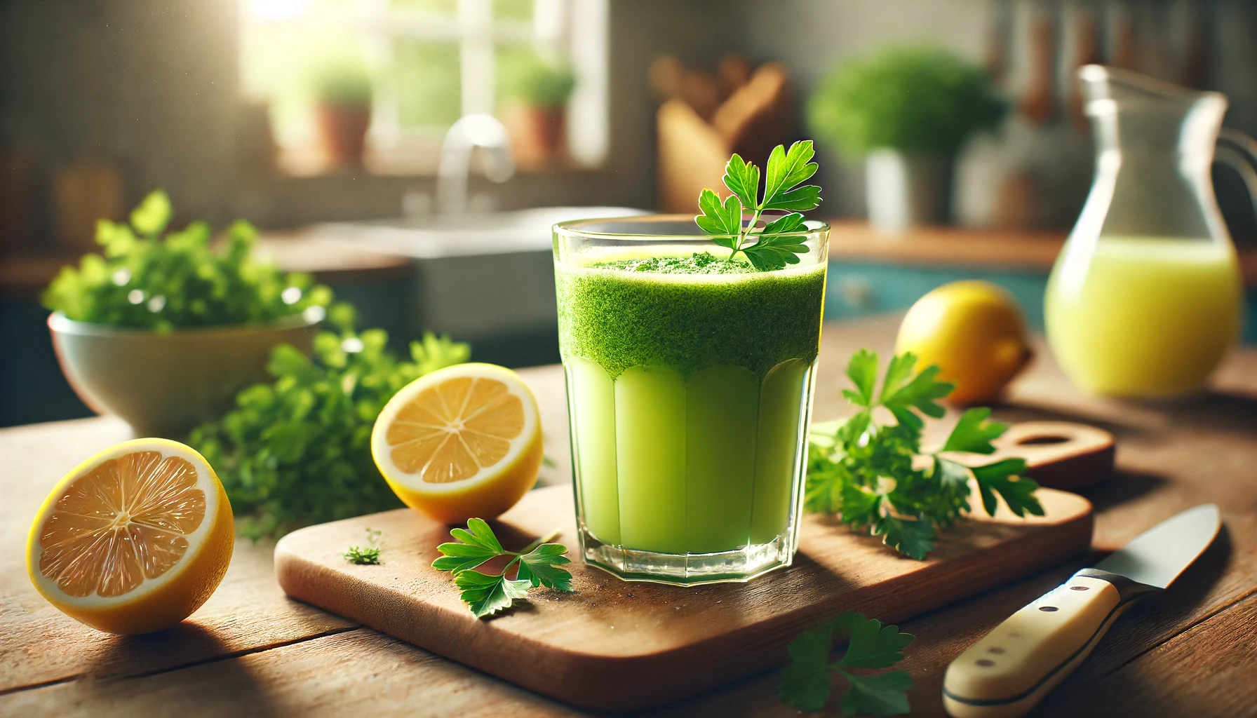 Suco de Limao com Salsinha para Equilibrar a Glicose