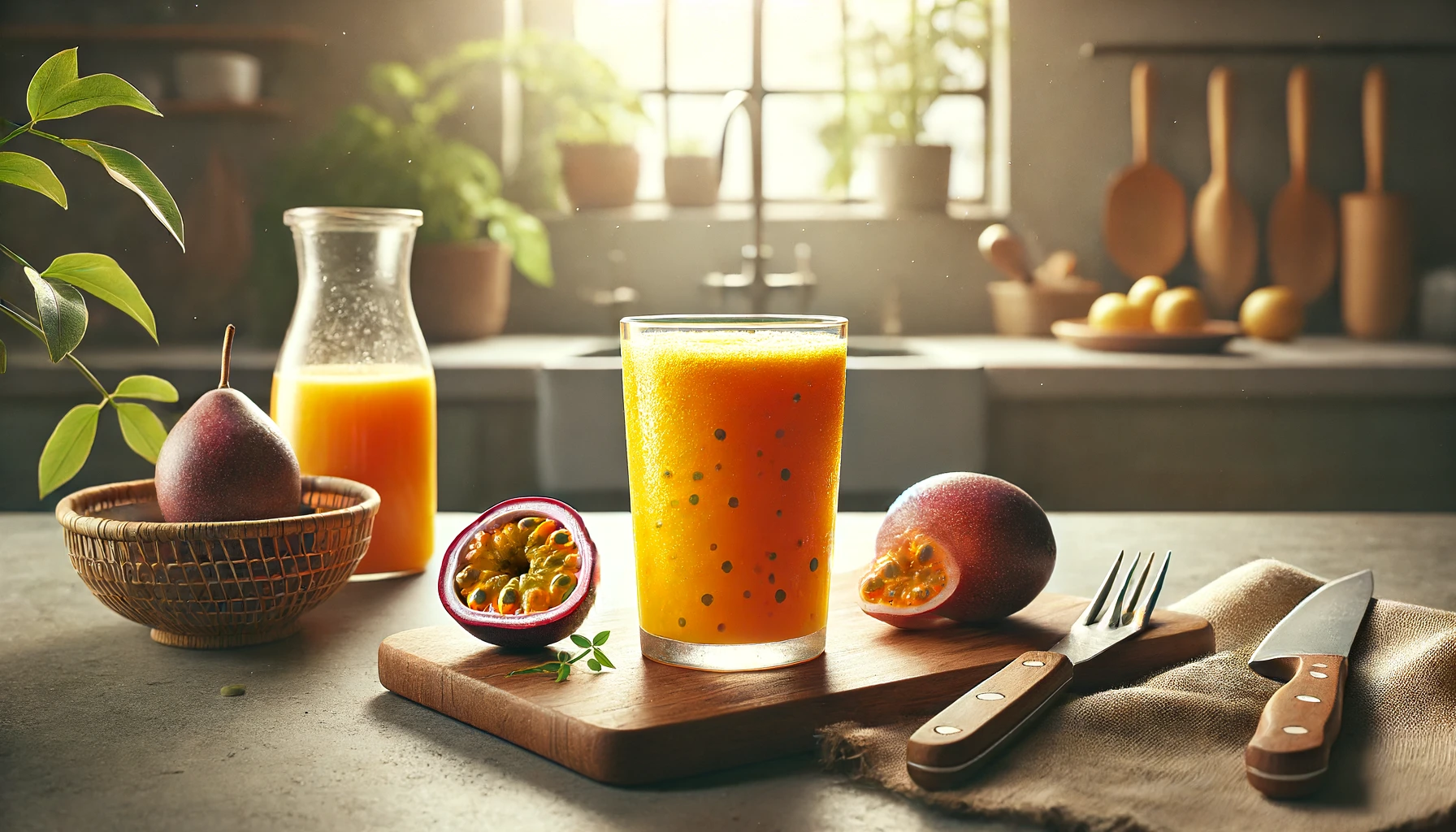 Suco de Maracuja com Cenoura para Equilibrar a Glicose