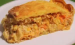 Torta de frango com farinha de aveia