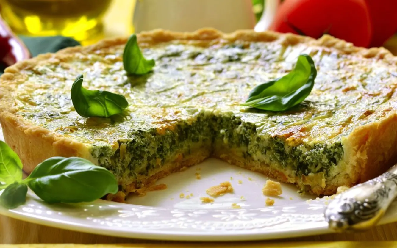 Torta de legumes vegana