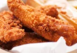 frango empanado com farinha de trigo