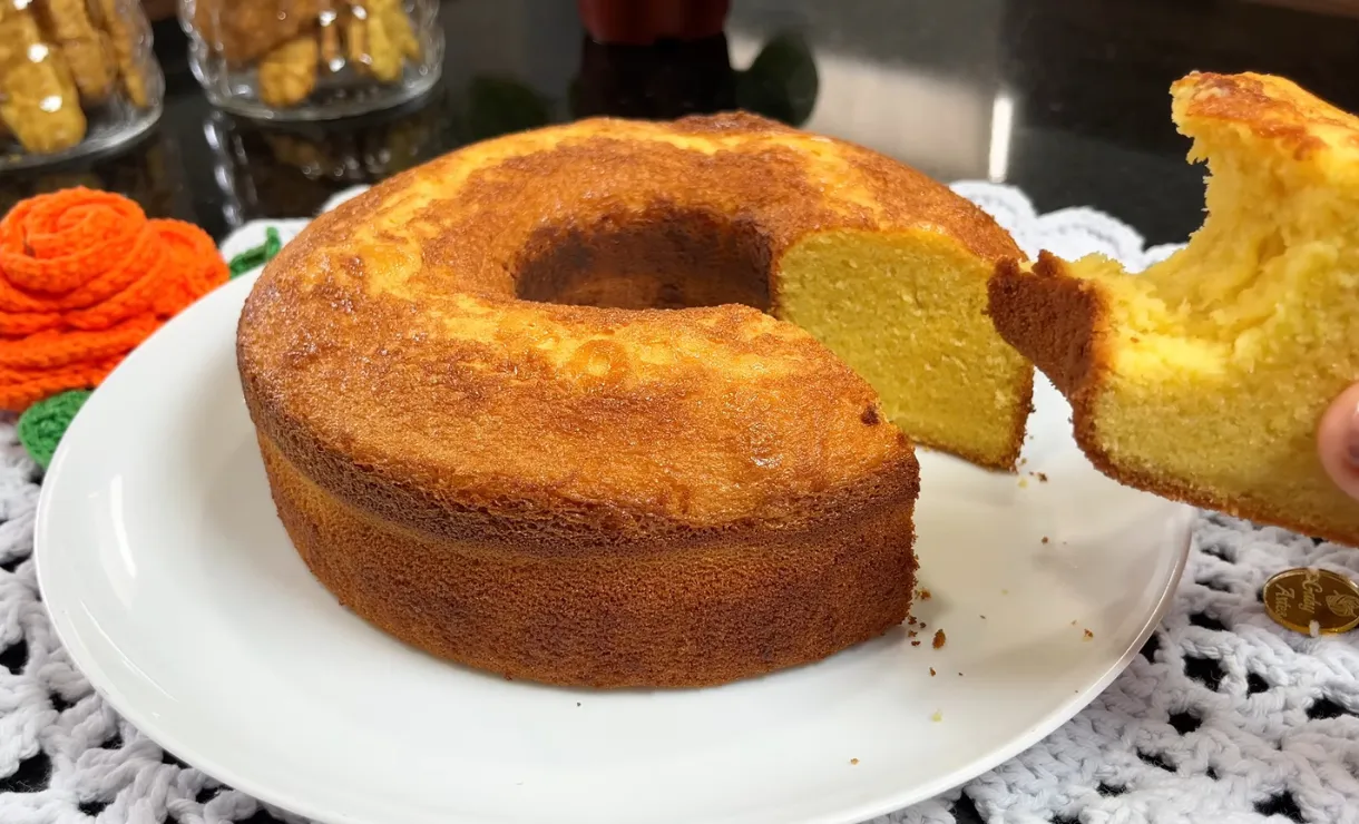 Bolo de Fuba Feito no Liquidificador Receita Antig 3