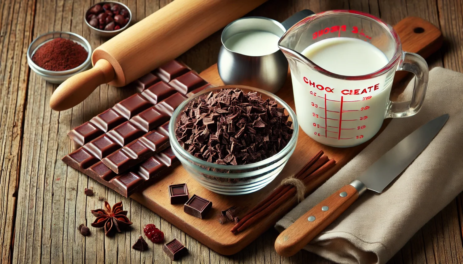 Ingredientes para a Ganache de Chocolate Escolhendo os Melhores Ingredientes