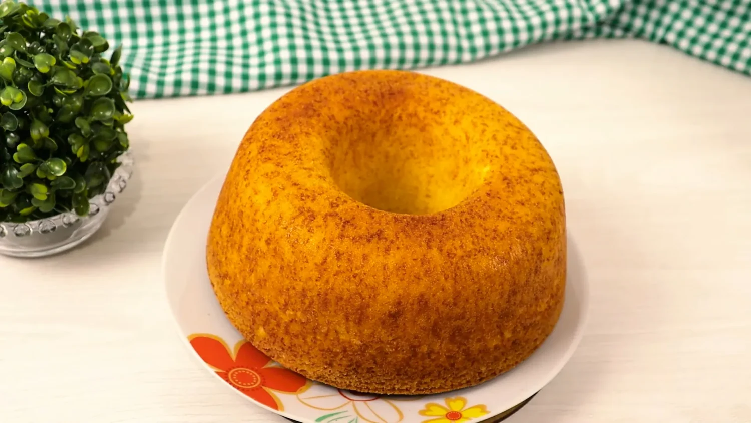 Ingredientes para o Bolo de Fubá com Coco