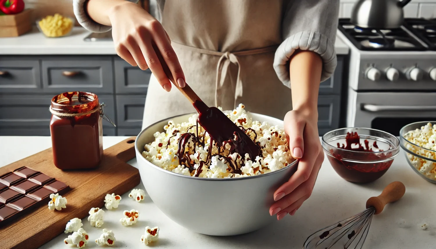 Modo de Preparo da Pipoca de Chocolate Passo a Passo para o Sucesso