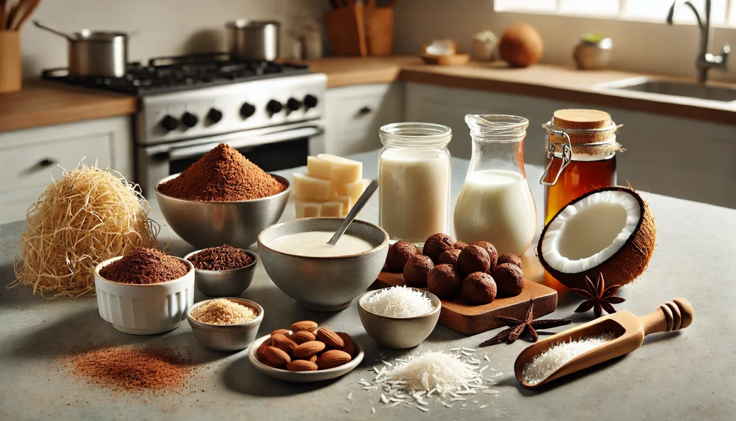 Modo de Preparo das Trufas de Cacau com Coco Passo a Passo Simples e Prático