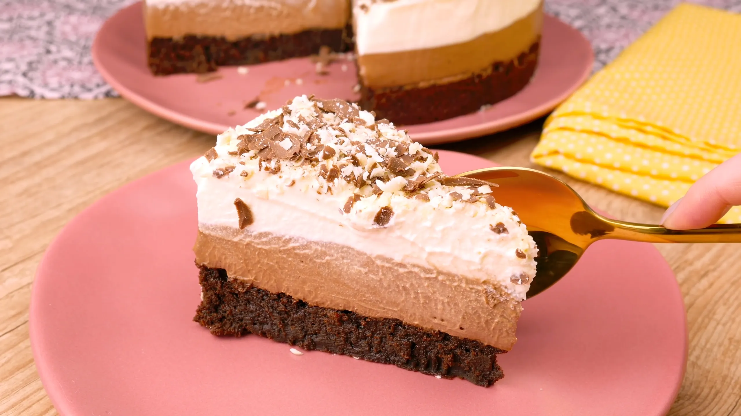 Torta Brownie com Mousses Sobremesa Ideal para Amantes de Chocolate