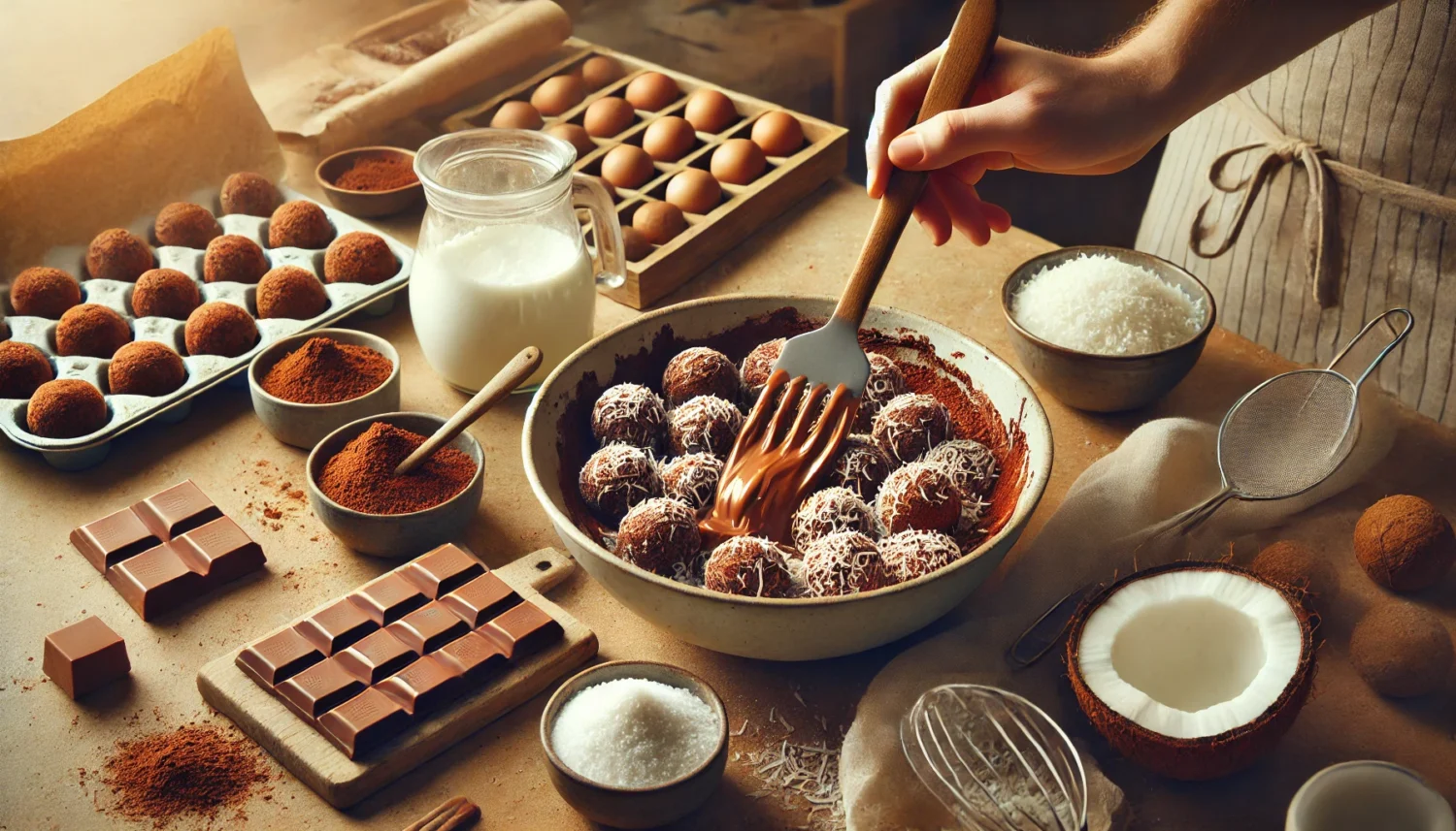 Trufas de Cacau com Coco O Docinho Low Carb Mais Procurado