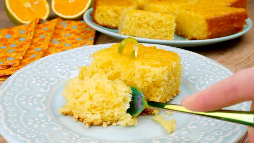 Bolo de Laranja Sem Glúten e Sem Lactose