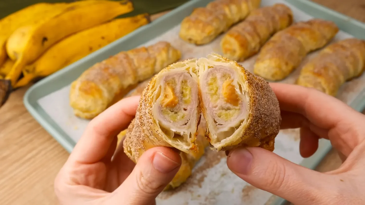 Como Armazenar Banana com Massa Folhada e Doce de Leite