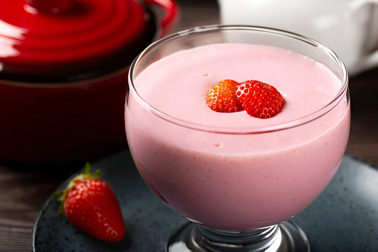 Sobremesa de Morango de Liquidificador: Pronta em 5 Minutos para Surpreender seus Convidados!