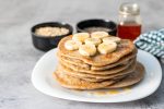 Uma panqueca doce Delícia com 5 ingredientes: Perfeita para o Café