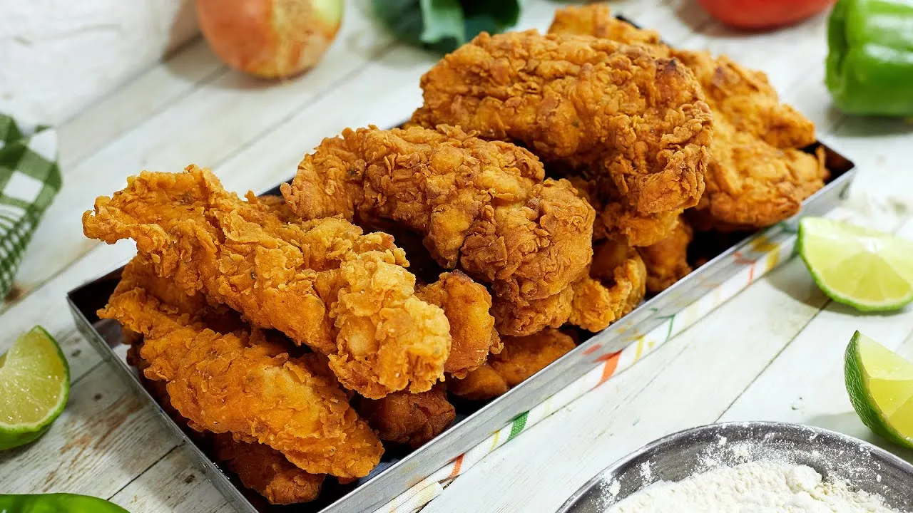 Frango Frito Crocante Receita Fácil com Tempero Especial que Lembra o KFC e Fica Pronto em Poucos Minutos